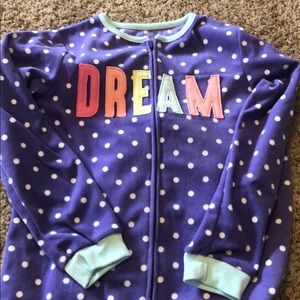 Carters girls footie pajamas